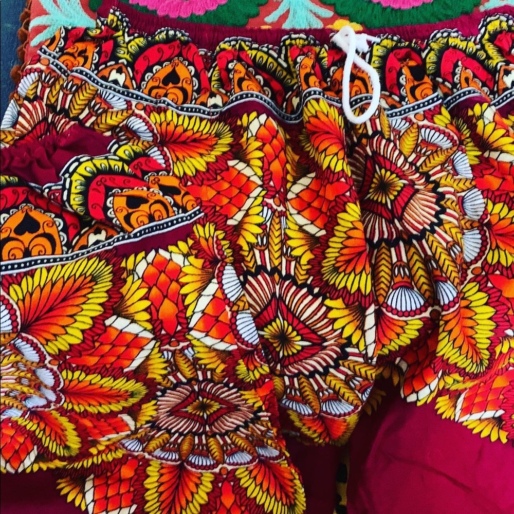 Vintage EUC Rayon Indian Boho Hippy Harem Pants